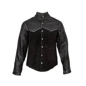 Best Selling Leather Welding <b>Jacket</b> Customized Heavy Duty <b>Jacket</b> Working <b>Jacket</b> Protective for <b>Men</b> - Product Image 1