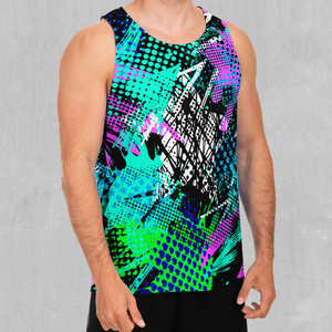 Débardeurs personnalisés respirants en maille à séchage rapide imprimés par sublimation pour hommes – Vêtements de sport pour la course et le fitness (vente en gros) - Product Image 3