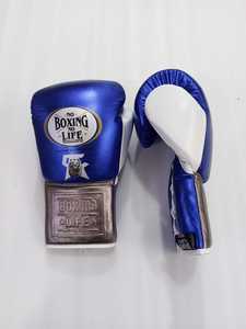 Gants de boxe Canelo No Boxing No Life Pro Fight, style mexicain, à lacets, unisexe, en cuir de vache véritable, pour le kick-boxing et l'entraînement en extérieur - Product Image 6