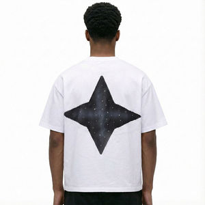 Camisetas Extra Grandes Personalizadas con Serigrafía para Hombre, 2026, 100% Algodón, Tela de Alta Densidad, para Ropa Urbana y Casual, Unisex - Product Image 2