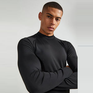 Camiseta Deportiva de Manga Larga para Hombre, Ajustada, para Gimnasio, Correr y Entrenamiento, de Secado Rápido y Transpirable, Precio de Fábrica, Venta al Por Mayor, Personalizable - Product Image 6