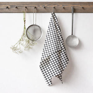Paño de Cocina de Algodón con Diseño a Cuadros Teñido con Hilo, las Mejores Toallas de Cocina Promocionales de Golf de la India al por Mayor - Product Image 1