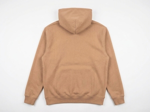 เสื้อฮู้ดผู้ชายสีพื้น ทรงปกติ ผ้าฝ้ายฟลีซ 100% สวมใส่สบายๆ สไตล์ลำลอง เหมาะสำหรับฤดูใบไม้ร่วง รับผลิตแบบ OEM เสื้อฮู้ดแนวสตรีทแวร์ - Product Image 3