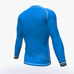 Rashguard personalizado sublimado para Jiu Jitsu MMA, Rashguard deportivo BJJ con mangas largas - Product Image 2