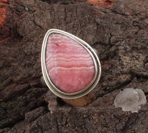 Bague de fête en argent sterling 925 avec turquoise naturelle en sertissage clos, pierre précieuse authentique de forme ronde et taille brillant, pour femme - Product Image 4