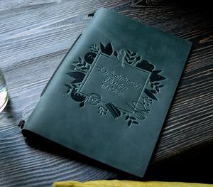 ที่ใส่เมนูหนังคุณภาพสูงสำหรับร้านอาหาร คาเฟ่ บาร์ ดีไซน์หรูหรา พับได้ ทนทาน รุ่น LMC-0157 - Product Image 1