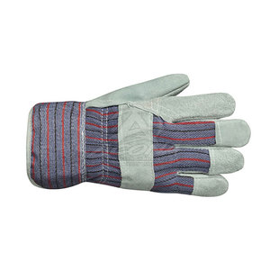 Working Gloves <b>Leather</b> Durable Palm Grip Breathable Fabric Quick Dry Eco-Friendly Reinforced Stitching Four Seasons Needle - Product Image 6