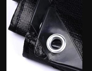 Lona de HDPE Negra, Anti-UV, Ignífuga, Impermeable, de Doble Cara, de PE, Resistencia Media, Multiusos - Product Image 4