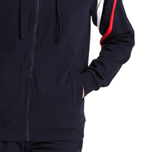 Conjunto Deportivo de Alta Calidad para Hombre, Chaqueta con Cierre y Pantalones de Felpa de Algodón, Corte Ajustado, 2 Piezas - Product Image 5