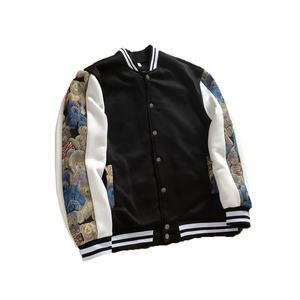 2025 personnalisé Chenille brodé hommes laine veste Vintage College Varsity Style avec support hiver caractéristiques - Product Image 1