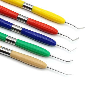 Kit de Restauración Dental Estética de 5 Piezas, Espátulas Dentales con Mango de Silicona para Reparación de Resina Compuesta - Product Image 1