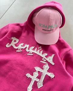 เสื้อฮู้ดดี้ดีไซน์เนอร์ทรงโอเวอร์ไซส์สำหรับผู้ชาย สไตล์สตรีท VVS มีสินค้าพร้อมส่งภายใน 3 วัน ผลิตเสื้อผ้า V1V2 ฮู้ดดี้ - Product Image 2