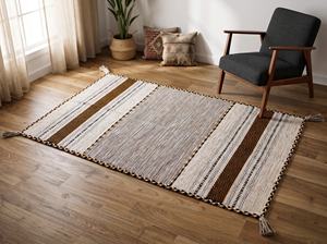 Alfombra de Chenilla de Algodón Tejida a Mano, Tamaño Personalizado, Alfombra Plana Suave para Dormitorio, Sala de Estar, Decoración del Hogar, Proveedor de Exportación - Product Image 3
