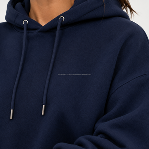 Ensemble survêtement oversize pour femme : sweat à capuche et pantalon de jogging en molleton de coton épais, style streetwear décontracté, personnalisable (logo, OEM, ODM) - Product Image 4