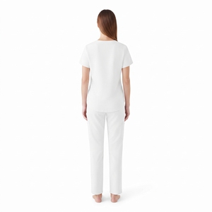 Women Nursing <b>Scrub</b> Set Two Piece Medical Uniform Healthcare Workwear Hospital Nurse <b>Scrubs</b> <b>Top</b> and Pants - Product Image 6
