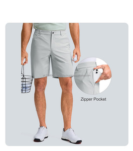 OEMODM Logo Men's Summer Casual Sports <b>Shorts</b> Comfortable Versatile Loose Straight 4 Way <b>Stretch</b> Mid Solid <b>Golf</b> Elastic Waist - Product Image 4