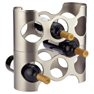 Wineglass Holder 5-9 Capacity Minimalist Design Home Furniture <b>Bar</b> Decor <b>Freestanding</b> Geometric Wine Bottle Holder - Product Image 4