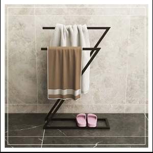 Moderno Toallero de Metal con Base Estable y Múltiples Barras para Secar Toallas de Baño - Product Image 5