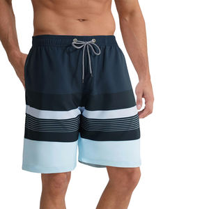 Shorts de bain pour hommes personnalisés avec taille élastique et cordon de serrage, vêtements de sport décontractés, vêtements de plage, boardshorts avec service OEM - Product Image 4