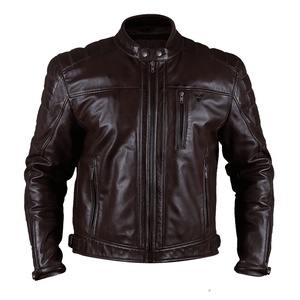 Chaqueta de Cuero para Motociclistas Unisex MAXLER, Aprobada por la CE, para Todas las Estaciones, Resistente al Agua, al Viento y a las Llamas, Ropa Deportiva Plus - Product Image 1