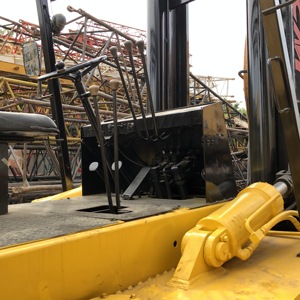 Montacargas Diésel Usado de Servicio Pesado TCM <span class=keywords><strong>FD200</strong></span> con Contrapeso, Capacidad de 20 Toneladas - Product Image 5