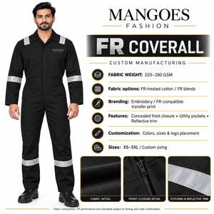 Ropa de Trabajo de Alta Visibilidad para Hombre, 100% Algodón, Verde Oliva, Reflectante, Antidesgarro, con Bolsillos con Cremallera y Cierre de Gancho y Bucle, Certificación CE/EU - Product Image 6