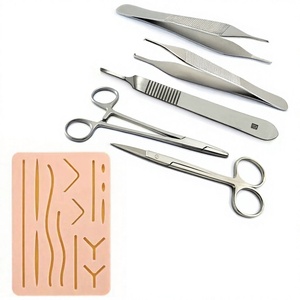 Kit d'instruments chirurgicaux manuels de qualité supérieure REEAX ENTERPRISES pour étudiants en médecine, pratique de la suppression des sutures, certifié CE Classe II - Product Image 1