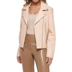 Ropa de Moda Urbana para Mujer, Chaqueta de Cuero, Chaquetas de Tallas Grandes, Chaqueta Corta de Cuero para Mujer - Product Image 5