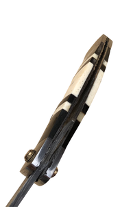 Professional Handmade Damascus Steel Straight <b>Razor</b> with Bone Handle-NEW Face/Body Shaving - Product Image 6