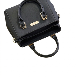 Bolso Tote Cruzado de Piel Genuina Royaa para Mujer, con Correa Única y Cierre de Cremallera, de Piel de Vacuno Negra, para Viajes al Aire Libre, de Poliéster - Product Image 3