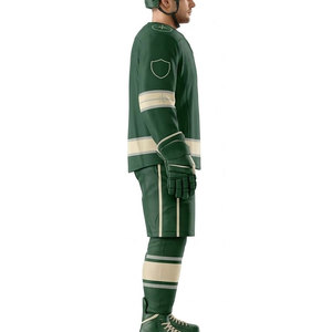 Ensemble d'équipement de hockey sur glace durable, uniforme de protection pour hommes, vêtements de sport flexibles, confortables et haute performance - Product Image 6