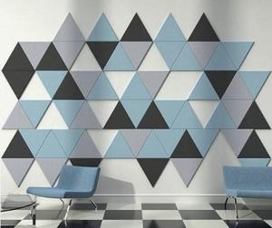 SwamiG TradeX Decoración para el Hogar, Panel Acústico Rectangular de Poliéster, Moderno, Ligero, Ecológico, Impermeable, Absorbente de Sonido - Product Image 1
