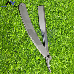 Premium Turkish Cut Throat Barber <b>Razors</b> Shavette Modern <b>Single</b> Edge Straight Shaving <b>Blade</b> Personalized Logo Color Grooming - Product Image 2