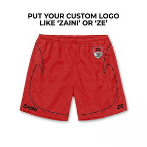 กางเกงวินด์เบรกเกอร์ชาย ZAINI ZI-012 ผ้าโพลีเอสเตอร์ Taslan 130 GSM สีเขียว เบจ ขาว พิมพ์ลายโลโก้ตามสั่ง OEM ODM มีเชือกผูก - Product Image 4
