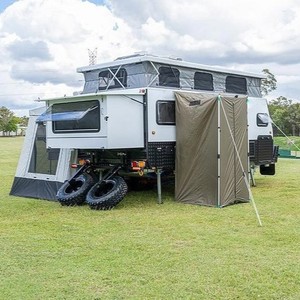 Autocaravana de Acero Moderna y Lujosa con Cocina, Baño, Espacio para Dormir y Unidad de Vivienda Portátil - Product Image 2