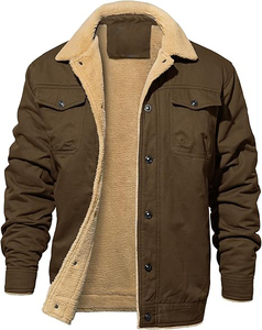 Veste cargo de style urbain haut de gamme pour homme avec logo personnalisé – Manteau utilitaire multi-poches à coupe moderne pour un look urbain tendance - Product Image 3