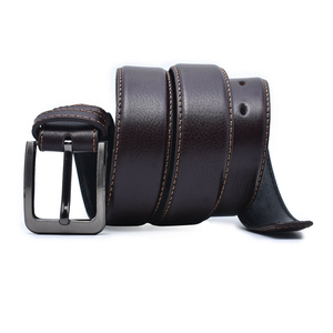 Cinturón de Cuero Vacuno de Alta Calidad para Hombre, con Hebilla de Aleación, Impermeable, Duradero, Ecológico, Multifuncional, Personalizable en Color y Talla - Product Image 4