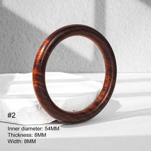 Brazalete de Madera con Acabado Natural, Estilo Clásico Unisex, para Fiestas Cristianas, Exportaciones MN - Product Image 2