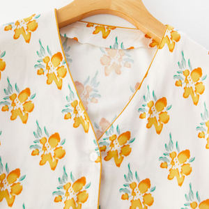 ชุดนอนผ้าฝ้ายระบายอากาศสำหรับผู้หญิงชุดนอนนุ่มสบาย - Product Image 3