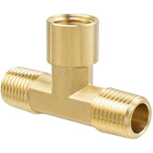 Raccord en T en laiton égal, filetage mâle NPT 4 pouces, tête hexagonale, pour plomberie et alimentation en eau - Product Image 6