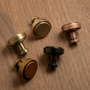 <b>Retro</b> Brushed Brass Ball <b>Cabinet</b> Knobs Vintage Kitchen Drawer Pulls Classic Furniture Door Hardware - Product Image 4