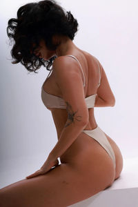 Body de Danza del Vientre para Mujer, Transpirable, de Secado Rápido, Sin Costuras, Ajustado, Elástico, de Una Pieza, para Espectáculos, OEM - Product Image 2