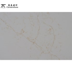 Calacatta White KL6623 Venas Losas de cuarzo artificial 15mm 18mm 20mm y 30mm de espesor Encimeras de <span class=keywords><strong>cocina</strong></span> Piedra de ingeniería - Product Image 4