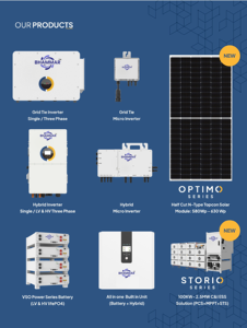 Panel Solar, Inversores y Sistema Solar Trifásico con 99% de Eficiencia, Habilitado para SDK, para Vehículos Eléctricos, Aires Acondicionados y Uso Doméstico - Product Image 2