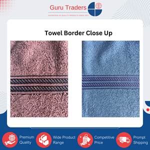 Serviettes de bain unies de couleur unie, très vendues, 100 % qualité garantie, faciles à nettoyer et à entretenir, pour la maison et l'hôtellerie - Product Image 4