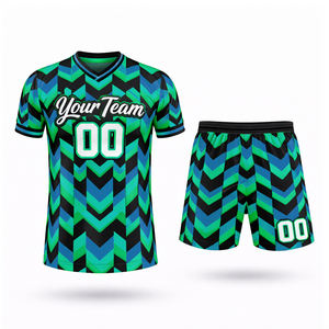 Conjunto Personalizado de Manga Larga, Talla Grande, Verano, Sublimado, Poliéster, Diseño Propio, Hecho en Pakistán - Product Image 2