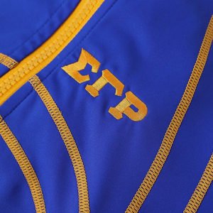 Chaqueta de Yoga Azul con Cierre Completo Sigma Gamma Rho, Chaqueta Deportiva Ligera, Ropa Deportiva de Manga Larga, Ropa Informal para Entrenamiento - Product Image 6