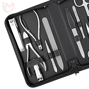 High Quality 3 in 1 Durable Adult Grooming Kits <b>Nail</b> Care Kit Scissors Metal Case Manicure Pedicure <b>Set</b> Perfect Gift <b>Set</b> - Product Image 2