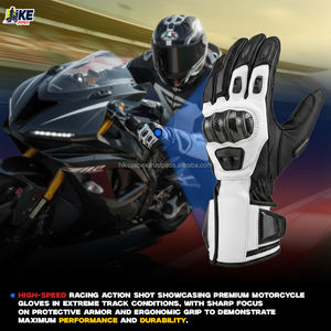 Gants de course moto en cuir respirant personnalisés de haute qualité, doigts complets, pour l'hiver, le quotidien, les sports de plein air, vente en gros - Product Image 4