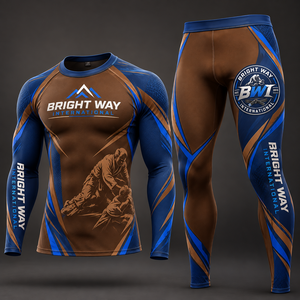 Camiseta de natación personalizada UPF50+ para hombre, pantalones cortos de MMA, pantalones cortos de Muay Thai, pantalones cortos de MMA, Rash Guards de BJJ - Product Image 1